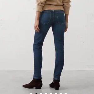 BANANA REPUBLIC Mid Rise Dark Wash Denim Leggings Size 31 NEW